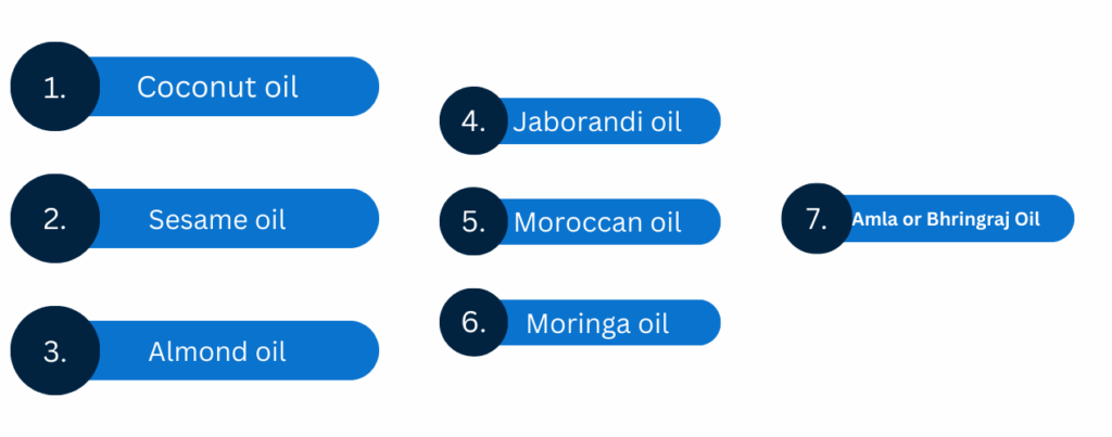 Types of hair oils