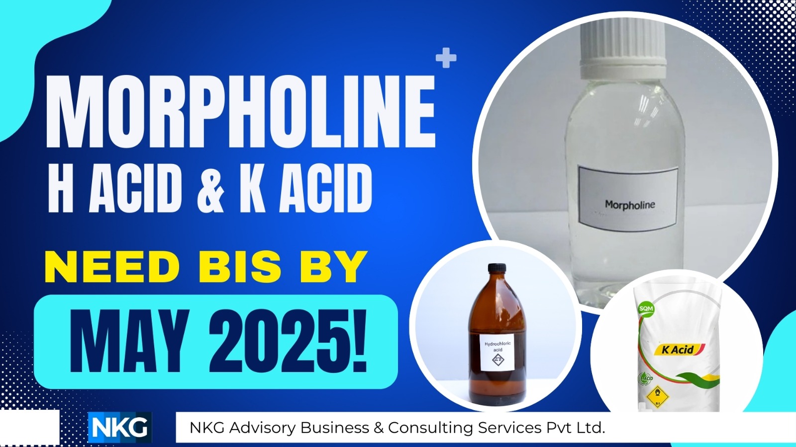 Morpholine, H Acid, and K Acid