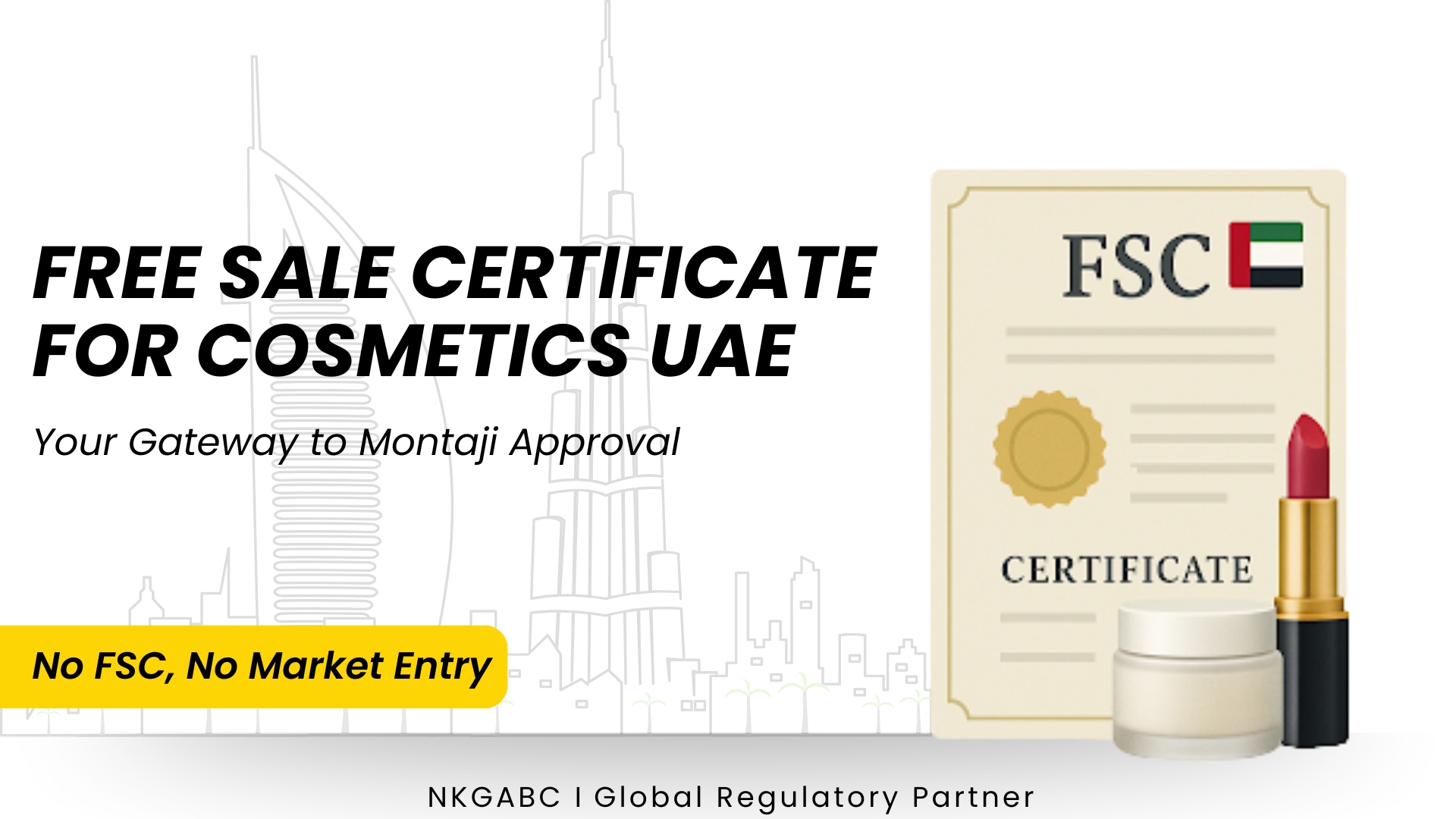 Free Sale Certificate for Cosmetics UAE