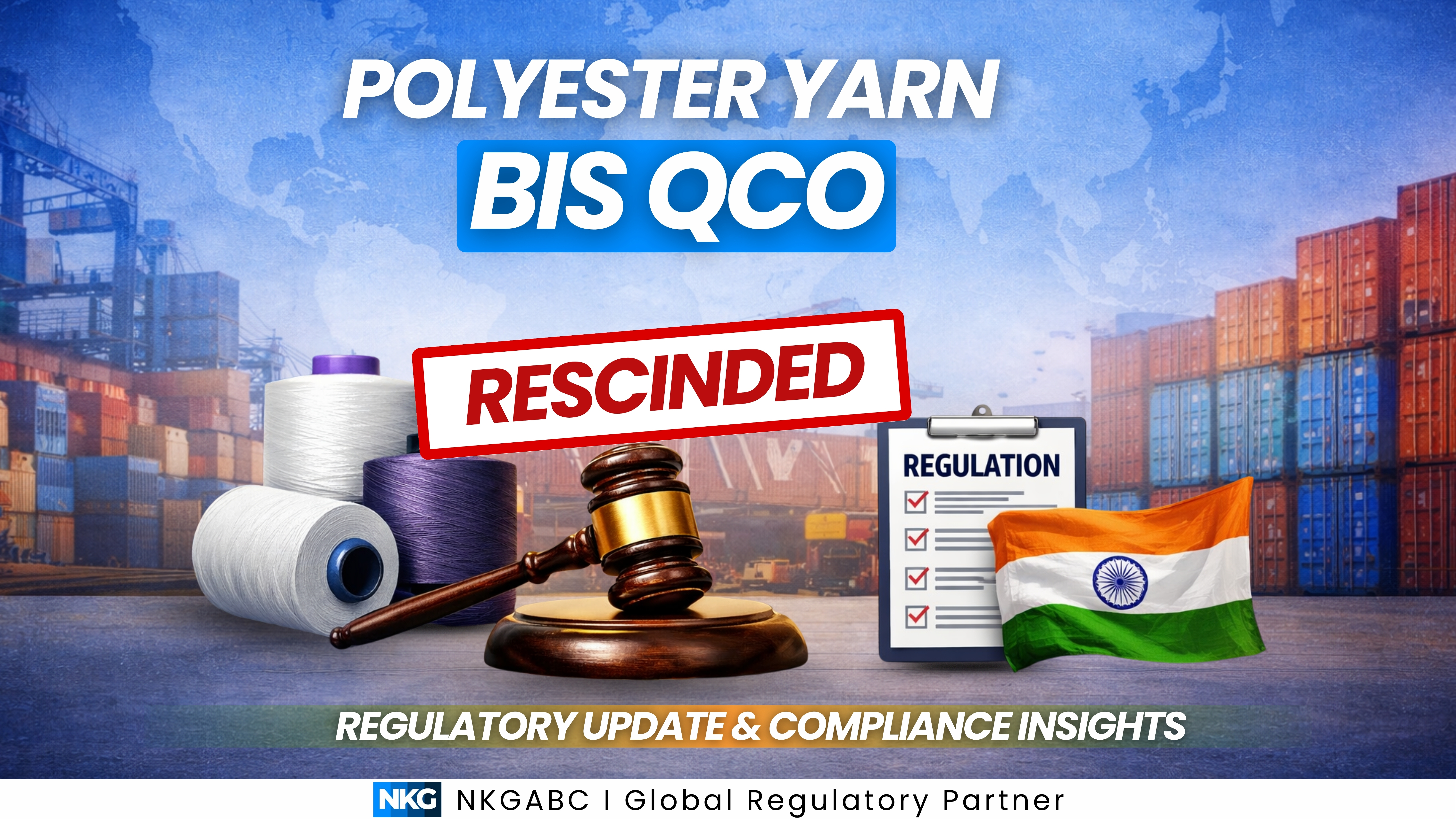Polyester Yarn BIS QCO status