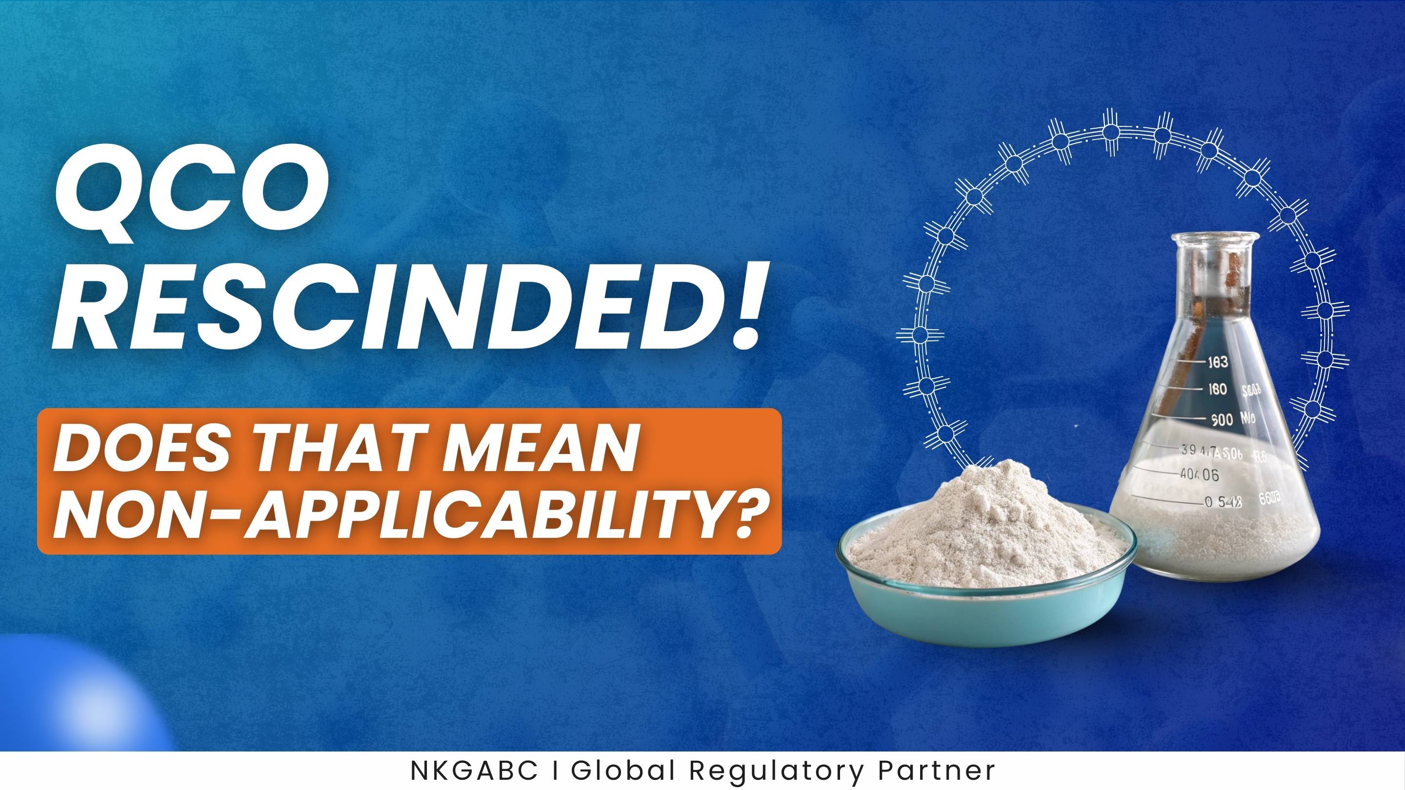 Lauric Acid BIS QCO status