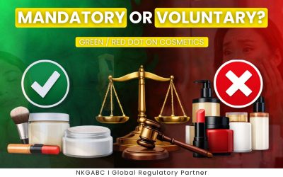 Vegetarian Non Vegetarian Logo on Cosmetics India